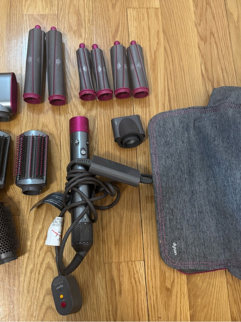 Dyson Airwrap Complete Styling Set - Gray with Pink Accents